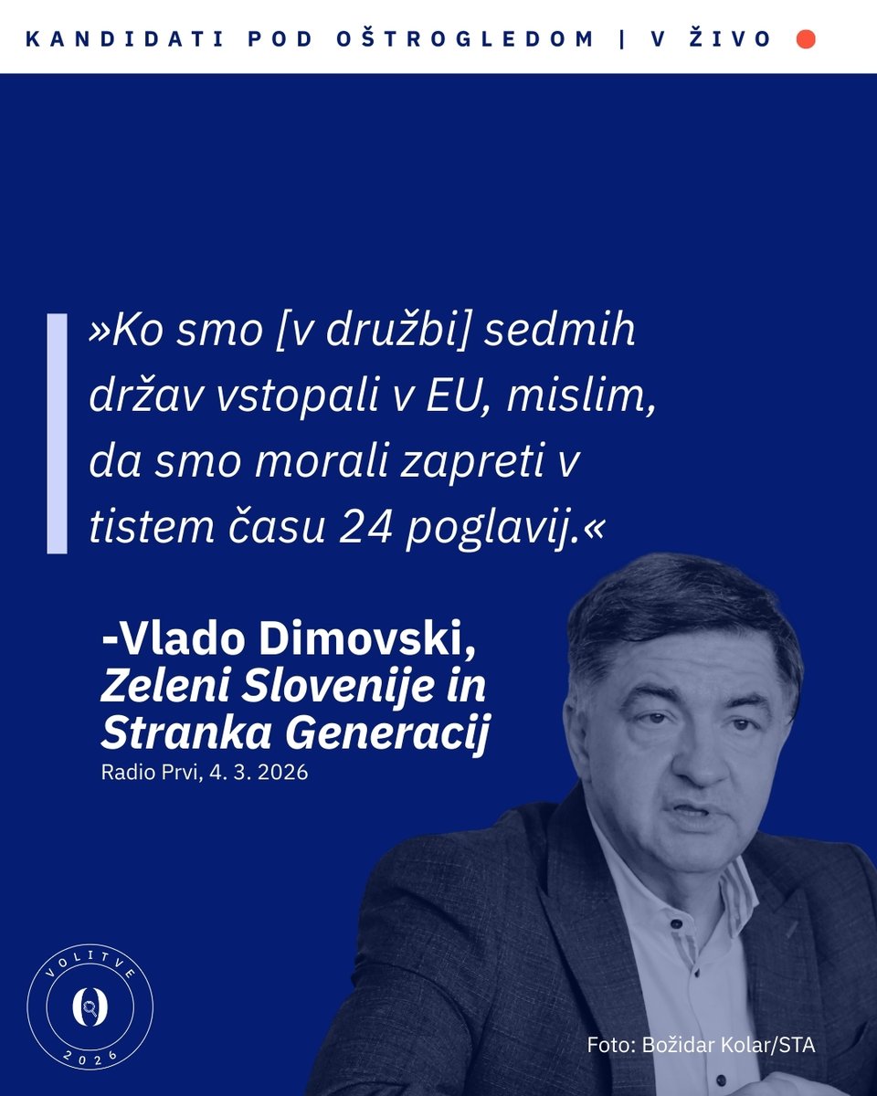 razkrinkavanje's tweet photo. [ Razkrinkavanje v živo 🔴 ]
Kandidati pod Oštrogledom: volitve 2026

Več informacij na https://t.co/CjjbLd6R7q
#ostrogled #volitve2026 #razkrinkavanjevživo #ostro https://t.co/jRJqfsFYRw