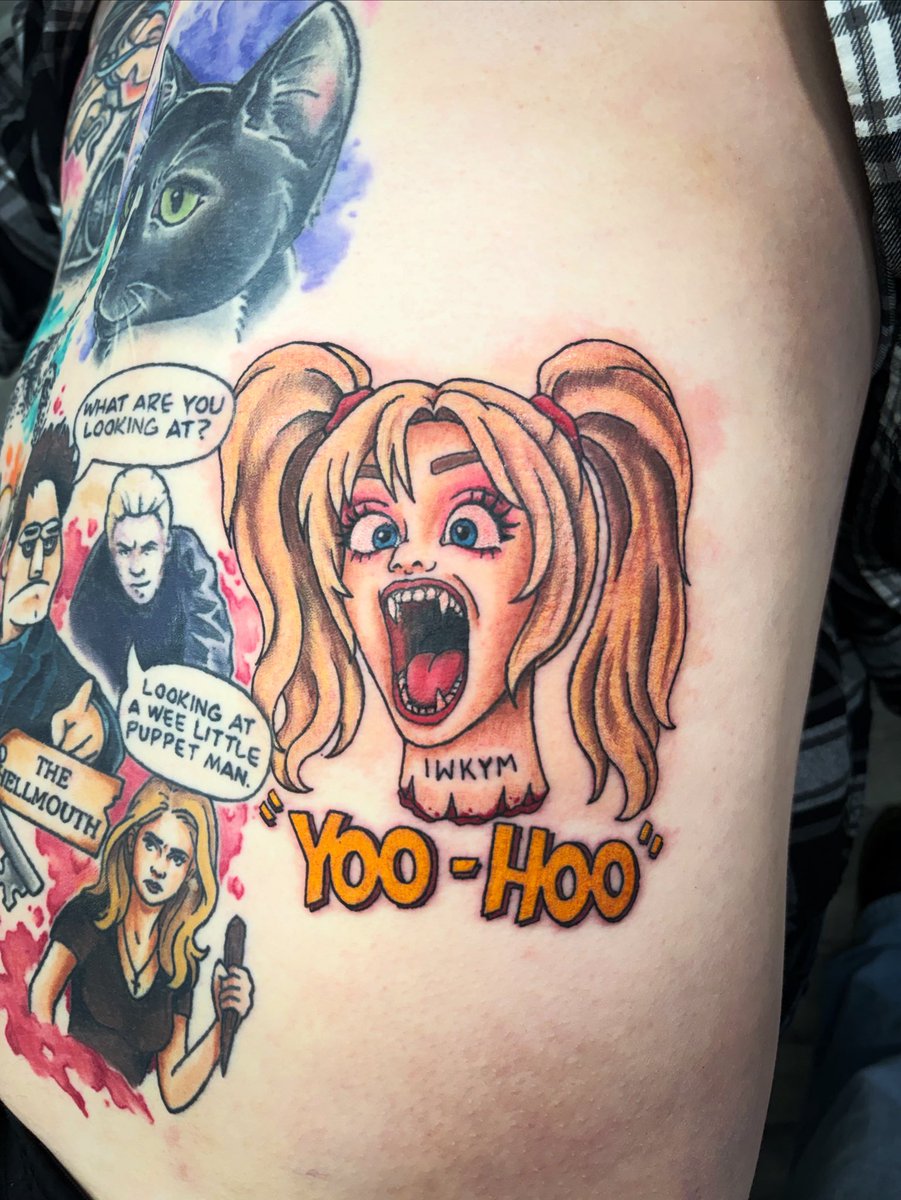 RobHeal34's tweet photo. NnNnEeEeWwWw AaCcHhIiEeVvEeMmEeNnTt…
The first session of your #DungeonCrawlerCarl rib tattoo has been competed!!!

ReWwAaRrDd…This Maniacally Sex Doll Head is permanently on your body!!!

To be added next? Maybe @mattdinniman &amp; @FiatCelebrity should choose a character/piece? https://t.co/6TfgYaezOX