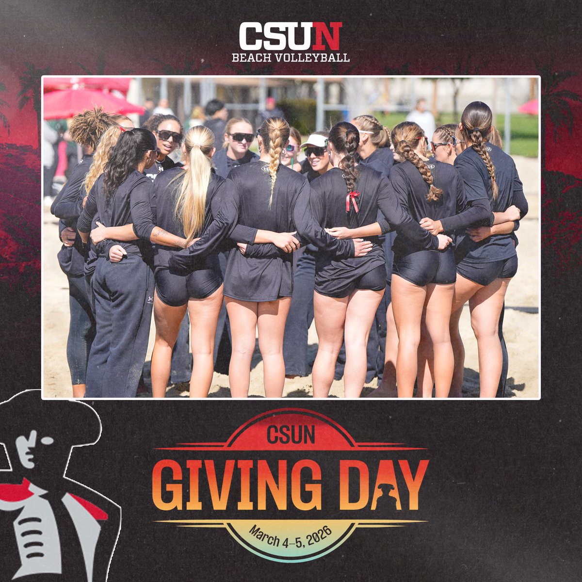 CSUN Beach Volleyball tweet media