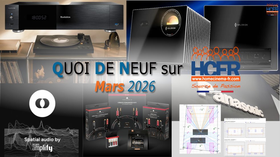 homecinemafr's tweet photo. [NEWS HCFR] QUOI DE NEUF sur HCFR – (QDN) – Mars 2026 - LA NEWSLETTER DE L’ASSOCIATION DES MEMBRES HCFR - « Source de Passion » 🗞 - HCFR Forum &amp; Magazine - cc @homecinemafr

https://t.co/y9EBZU1uqR https://t.co/Da9SeZJ9yY