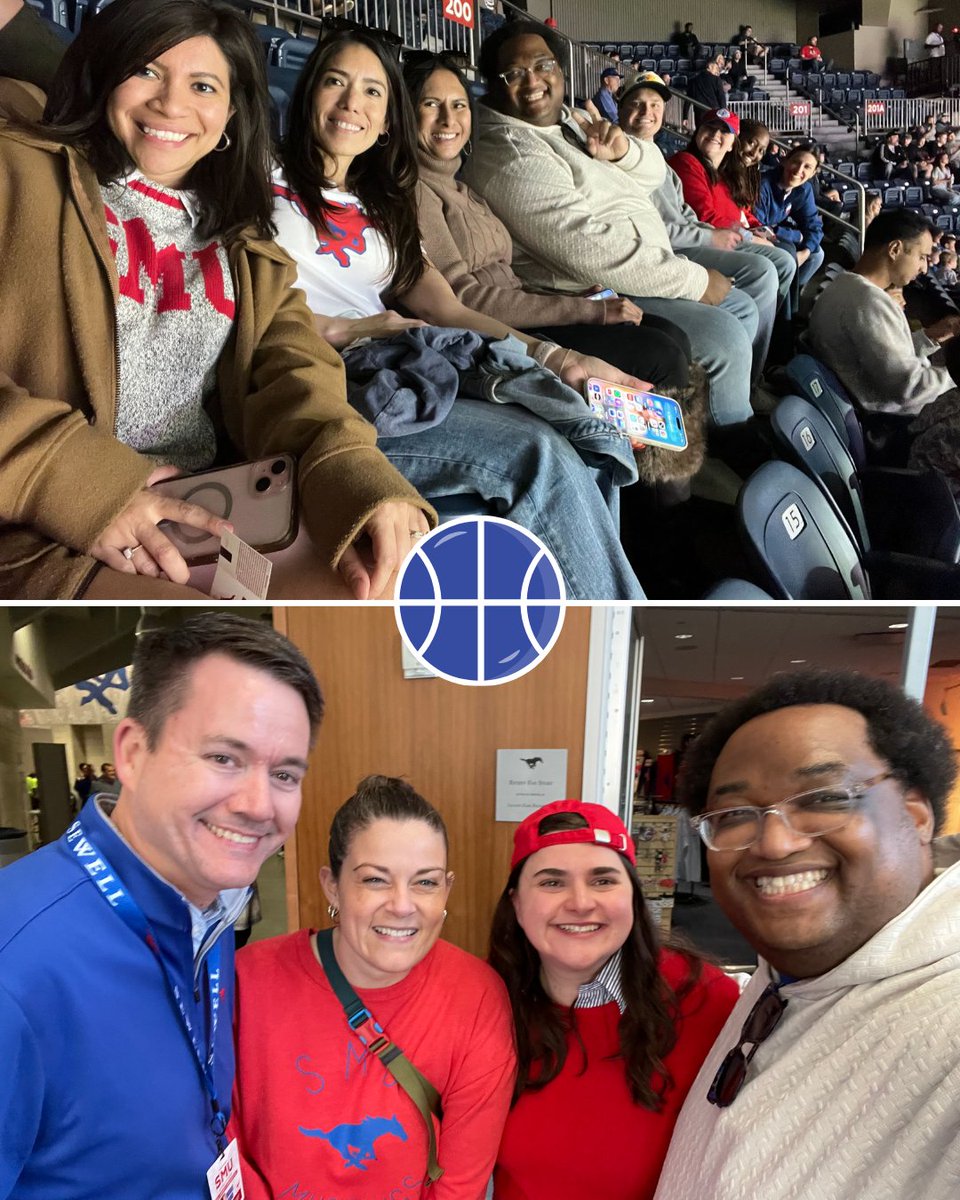 SMU_EPL's tweet photo. Dr. Kim Pryor, Dean Harris, and EdD Higher Education Cohort 9 recently attended an SMU Basketball game as part of Dr. Pryor’s Special Topics course. 🏀
Students gained a valuable, firsthand look at how collegiate athletics operates within the university setting.
#EdDucation https://t.co/qQ01OZkR8J