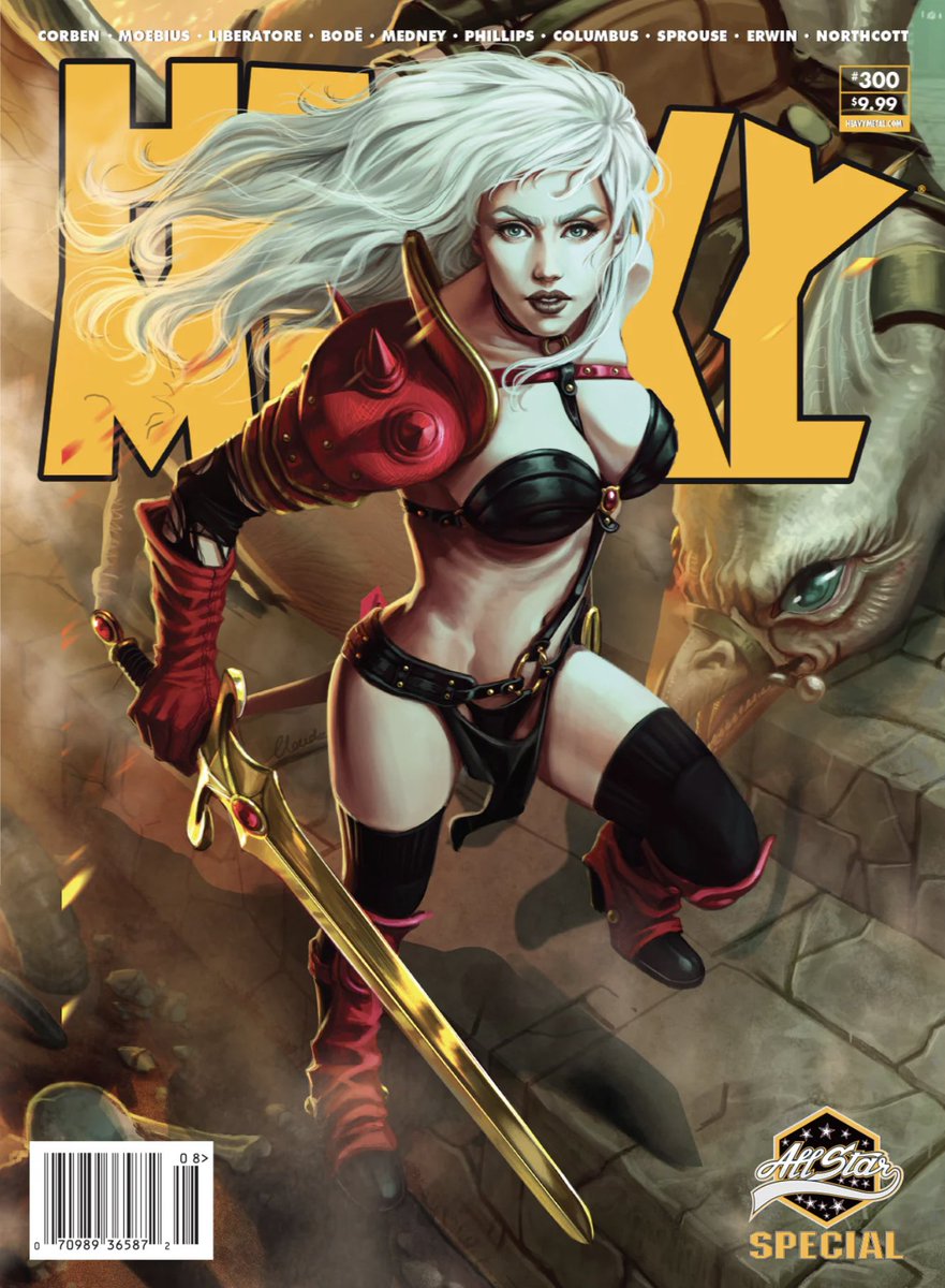 HeavyMetalInk's tweet image. WAREHOUSE FIND: Heavy Metal back issues #299-#303 have been added to the HM shop-these issues haven't been available for quite a while-get 'em before they're sold out. #heavymetalmagazine #comics #scifi shop.heavymetal.com/products/heavy…