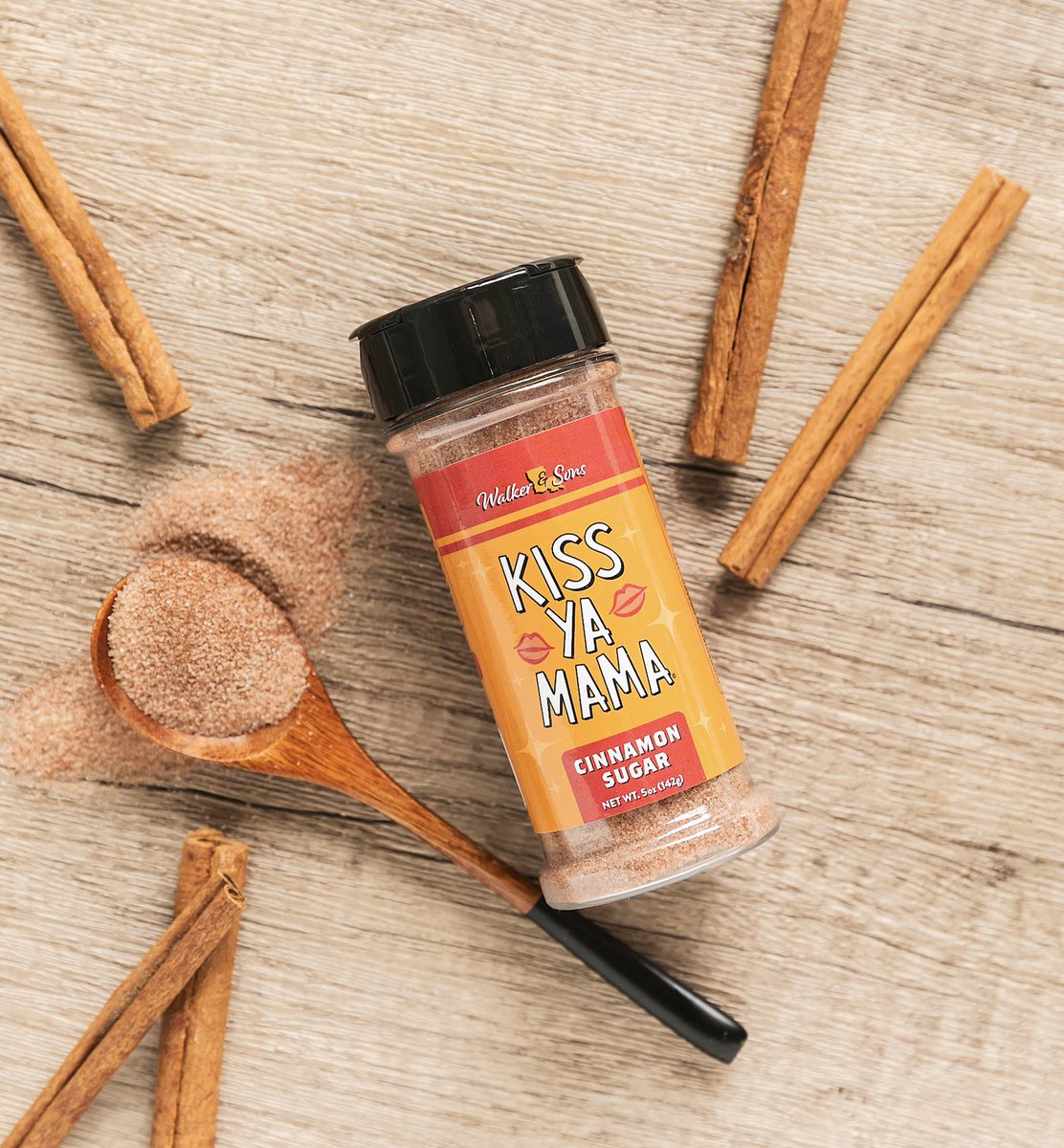 kissyamama's tweet photo. Add a little sweetness to your day with Kiss Ya Mama Cinnamon Sugar. A smooth blend with a hint of vanilla that works from breakfast to dessert. ✨ #cinnamonsugar https://t.co/mDvsxN3NsB