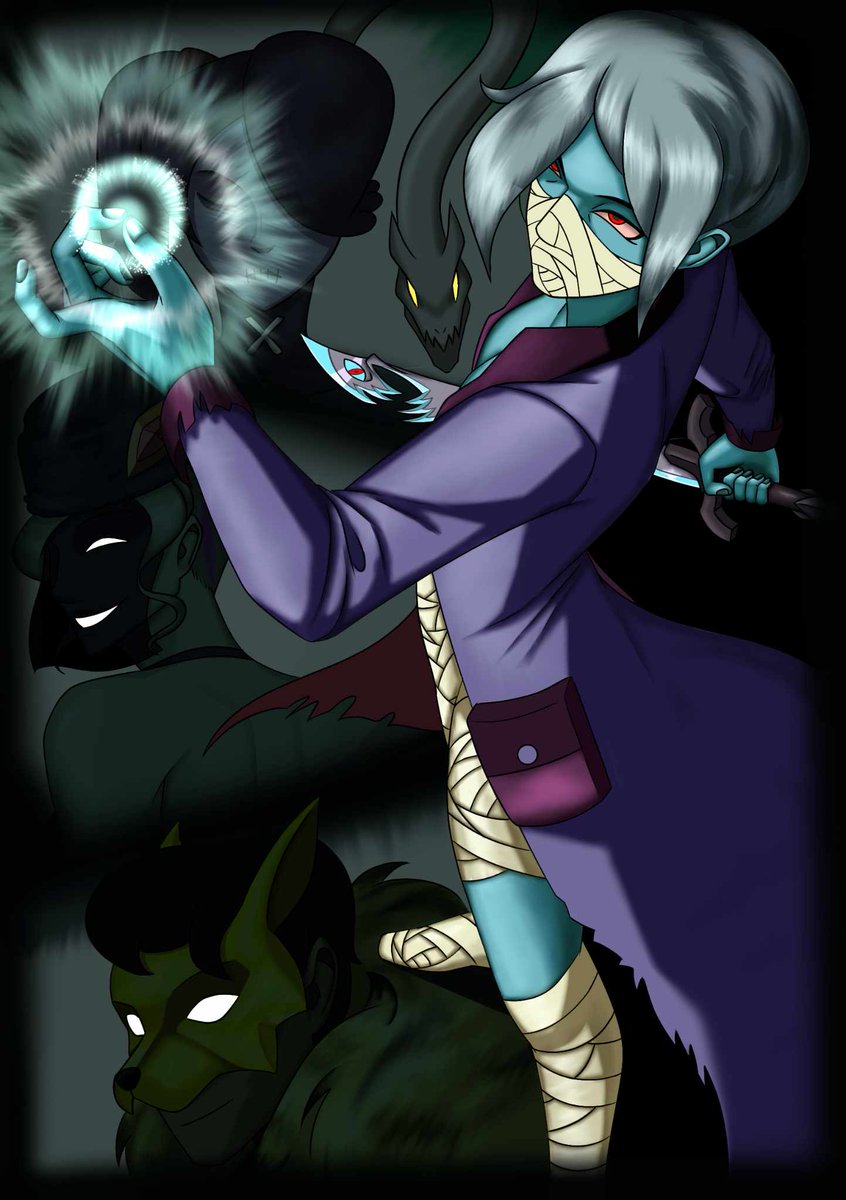 I draw my bro's skullgirl OC for him
#skullgirlsfanart #Skullgirls #OC