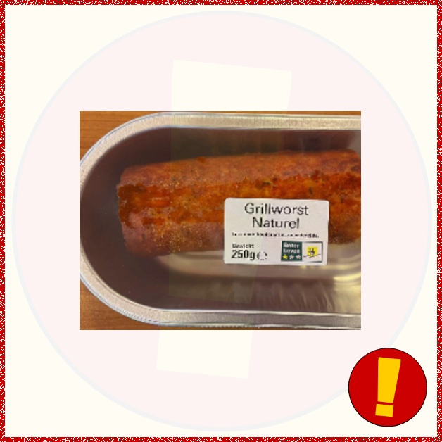 Allergenenwaarschuwing Nettorama Grillworst Naturel.
In de verpakking kan grillworst met kaas zitten. Daar zit MELK in.
Lees de details op rcll.nl/TRHw5j