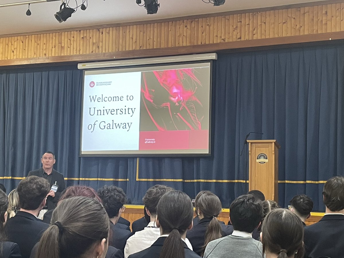 LumenC_Careers's tweet photo. Thanks to Danny Lyttle for delivering his unique presentation to our Year 13s on the benefits of studying at The University of Galway. #informeddecisions https://t.co/STUHUyTOS2