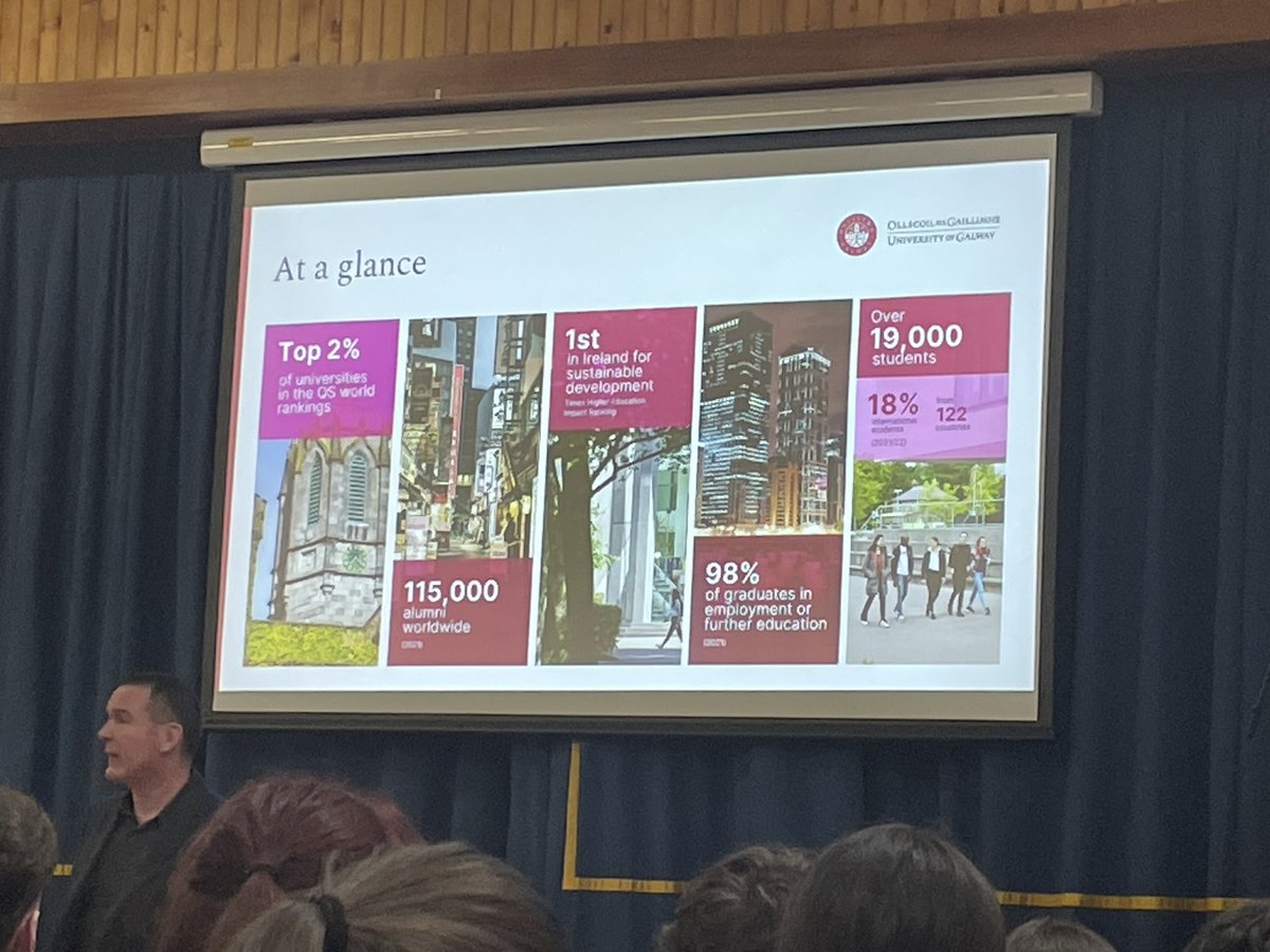 LumenC_Careers's tweet photo. Thanks to Danny Lyttle for delivering his unique presentation to our Year 13s on the benefits of studying at The University of Galway. #informeddecisions https://t.co/STUHUyTOS2