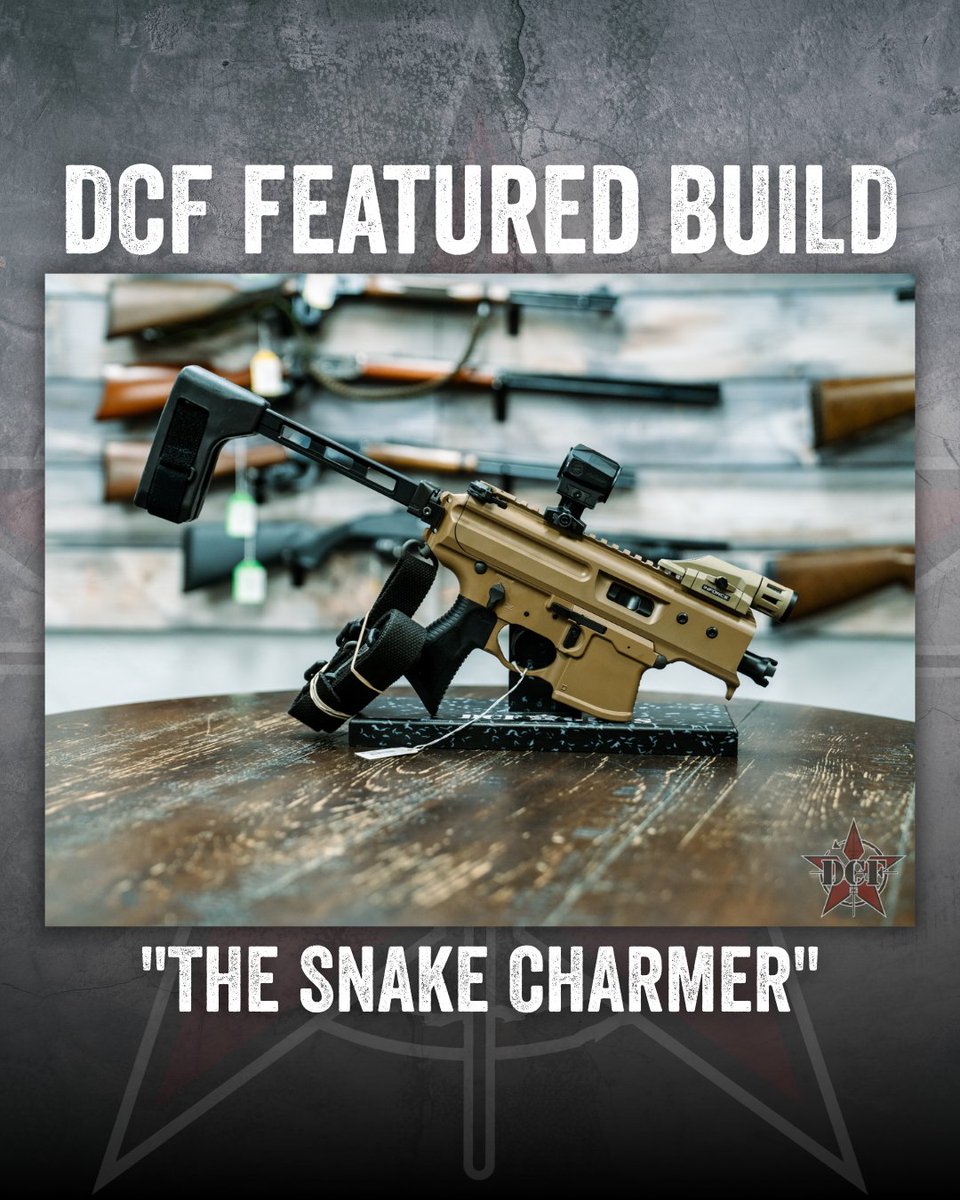DCFGuns's tweet image. DCF featured build "The Snake Charmer".

@sigsauerinc MPX COPPERHEAD
@holosun MRS Red Dot
@sb.tactical Pistol Brace
@inforcelights WML White Gen2
@blueforcegear Vickers sling

#DCF #Custombuild #2a #blueforcegear #inforcelights #sbtactical #holosun #sigsauer #mpx
