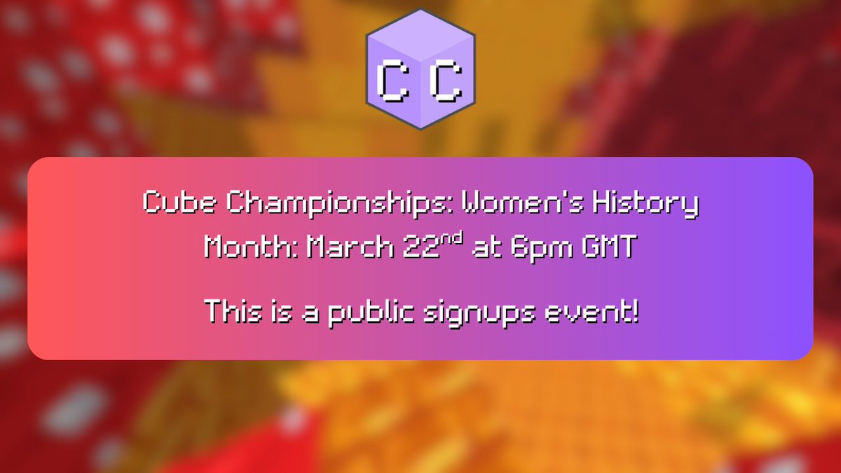 Cube Championships tweet media