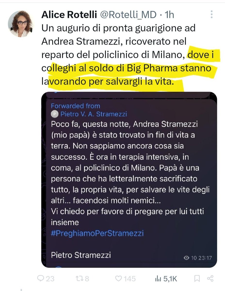 Io di solito vi ignoro, raramente ho parlato di gente come voi, ma tanti continuano a farlo, sbagliando...
Dovete rimanere a secco, nessun pubblico a farvi sentire di esistere, questa sarebbe la migliore delle risposte, invece dei teatrini.
Non siete nemmeno originali, ripetete
