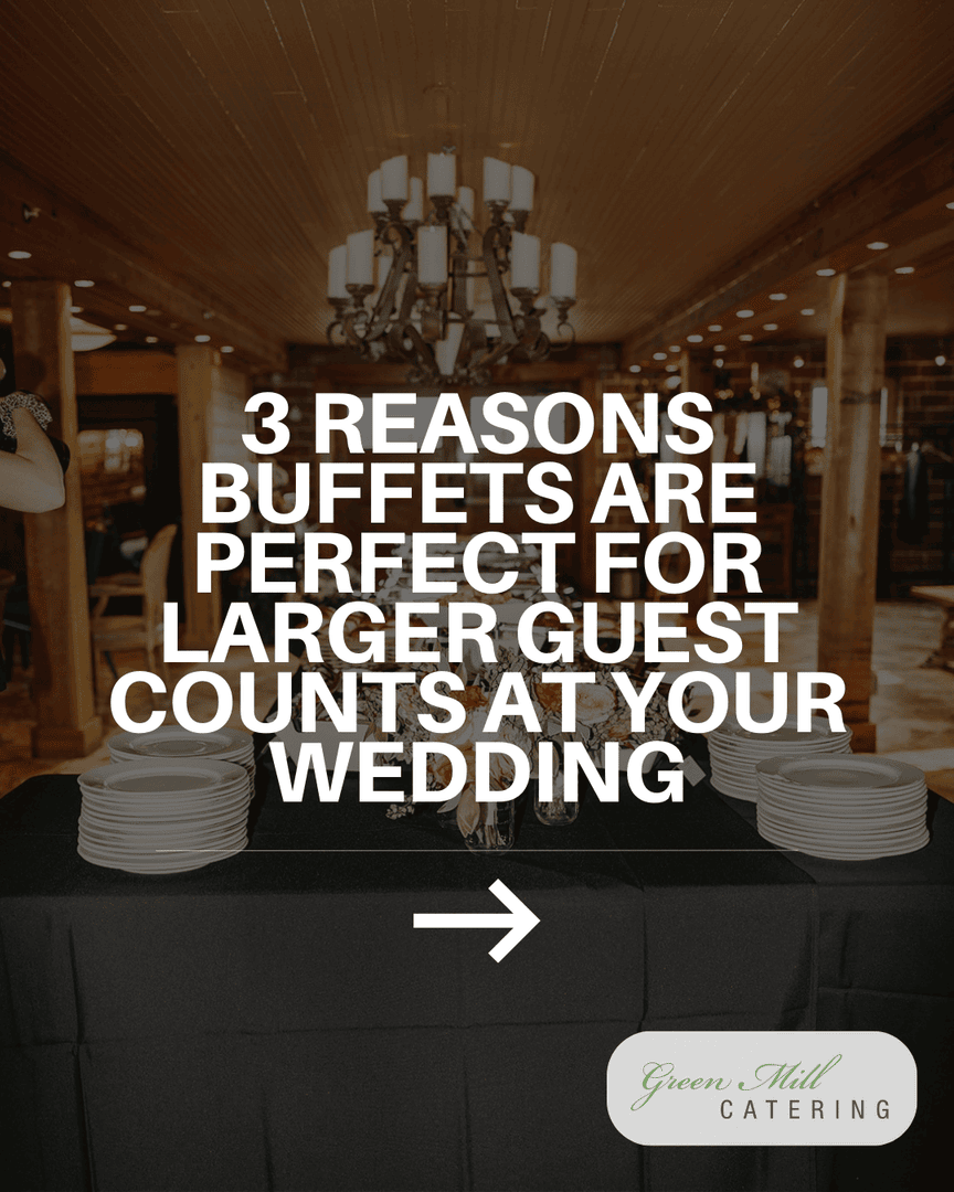 GreenMillCaters's tweet photo. For larger weddings, buffet style service offers flexibility, efficiency, and guest-friendly dining. It’s a great way to keep service smooth while giving guests plenty of choice. https://t.co/v3PlWI8K15