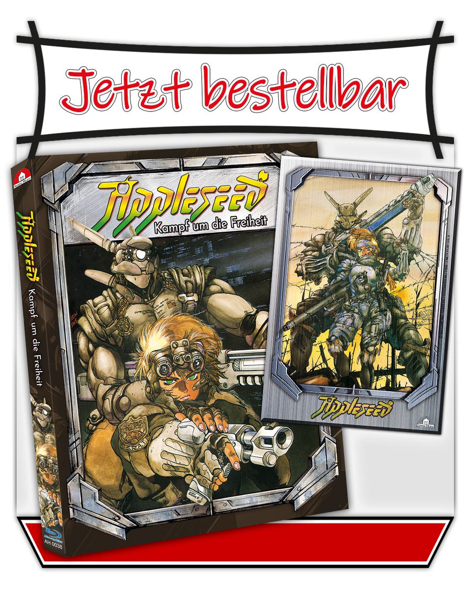 AnimeHouseDE's tweet photo. ๐ Appleseed jetzt beim Partner-Shop bestellbar! ๐
Remastert auf Blu-ray inkl. Special Prologue-Video, #Wendecover & #Booklet! ๐
๐ Limited Edition mit edler Metall-ArtCard ๐ https://t.co/cSiufFCBF9
๐ฟ Standard Edition ๐ https://t.co/J22jpMlRne
#appleseed #anime #bluray https://t.co/BipcoOBT0c