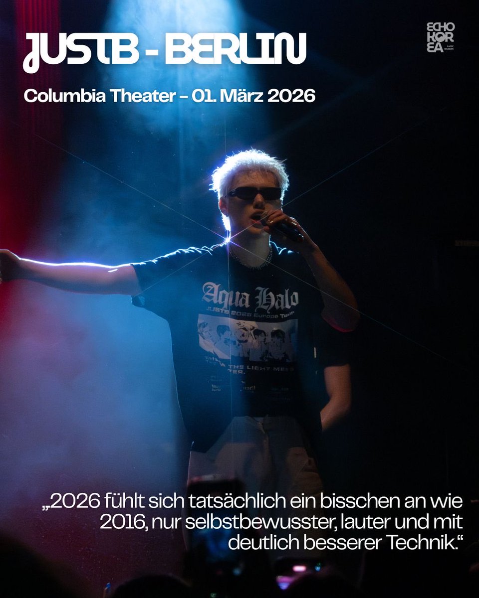 echokorea_de's tweet photo. Sonntagabend in Berlin und das Columbia Theater war zurück in 2016!
JUSTB brachten ihre erste Europa-Tour seit ihrem Debüt 2021 in die Hauptstadt, mit kraftvollen Performances und Solo-Stages die wohl niemand kommen sah.

Mehr Eindrücke hier:

https://t.co/bAxGeVC2Mf 

#JUSTB https://t.co/lbJ3IlOu46