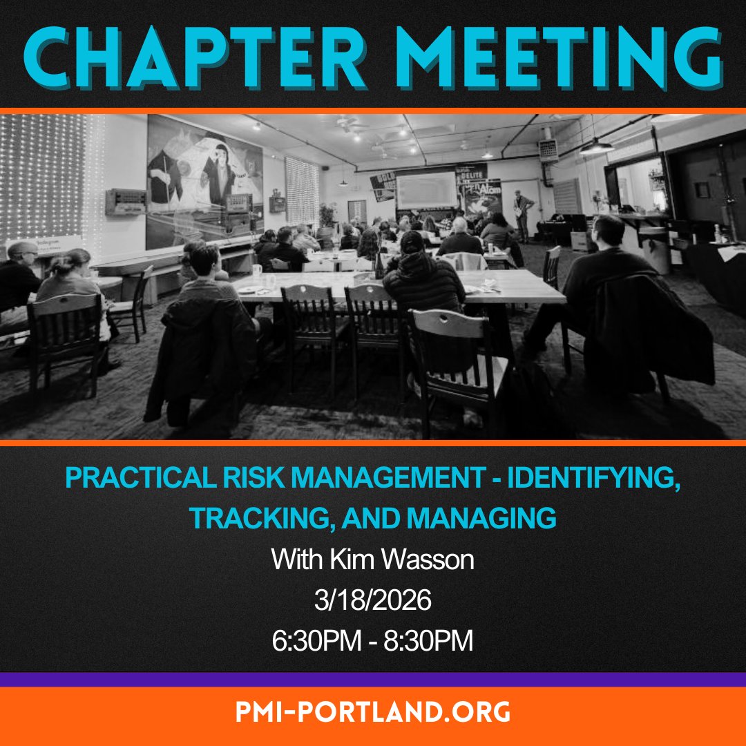 PMI Portland Chapter tweet media