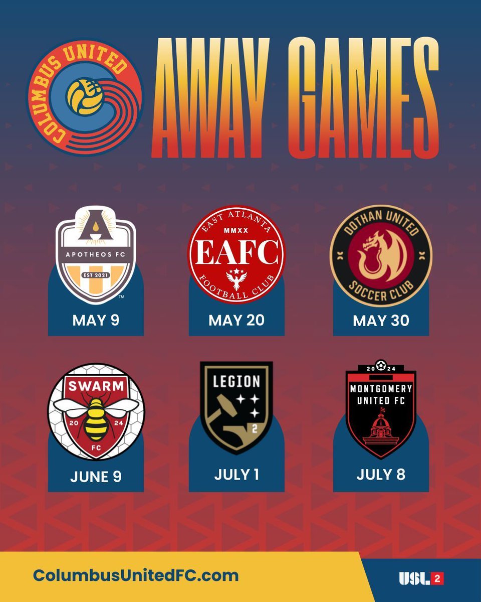 Don't miss out on the away day fun! 

We want to see our fans at EVERY game this season! Let us know which away game we will see you at! 👇