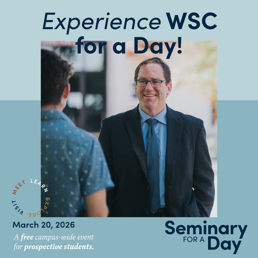 Westminster Seminary California tweet media