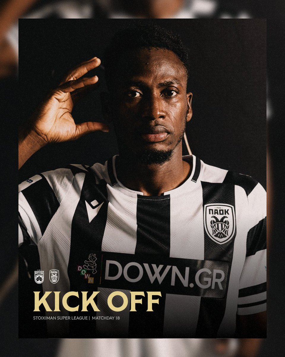 PAOK_FC's tweet image. #KickOff Σέντρα στο παιχνίδι! #KIFPAOK #StoiximanSuperLeague #slgr #OurWay 

Κηφισιά-ΠΑΟΚ ζωντανά από το paokfc.gr και τα Digital Media της ΠΑΕ ΠΑΟΚ με live περιγραφή, εικόνες και στατιστικά εδώ: paokfc.gr/matches/kifisi…