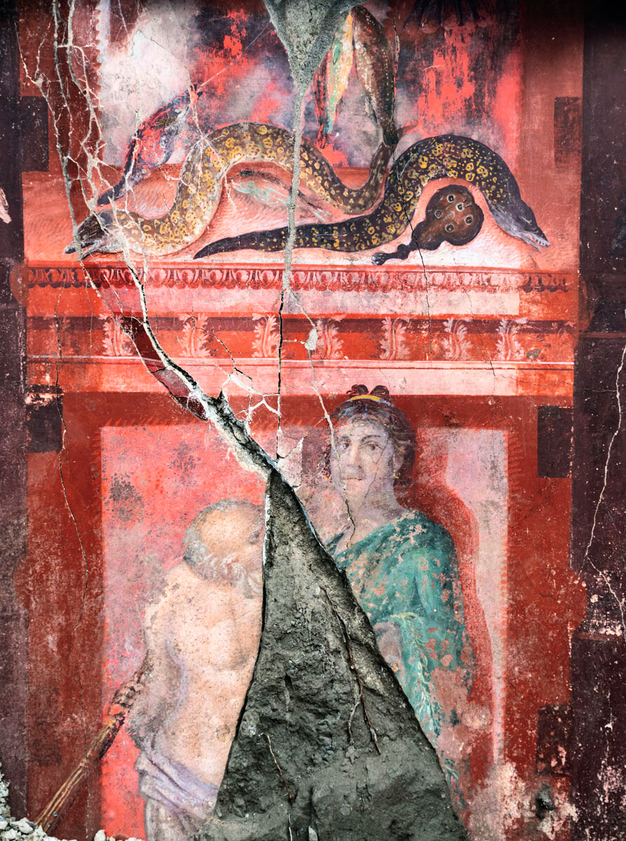 archaeologymag's tweet photo. We’ve got fantastic feasts and beasts and Dionysian delights in our cover story! Archaeologists in Pompeii have made a major new discovery: an elite dining room, decorated with frescoes of life-size satyrs and frenzied maenads. Get the story free online:

https://t.co/iMYwpzIUIC https://t.co/7XReMisWfQ