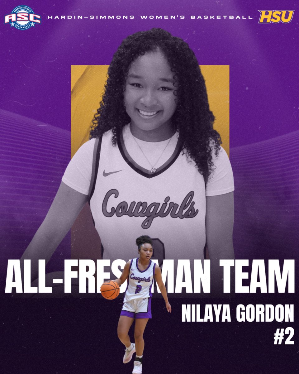 HSUAthletics's tweet photo. Congratulations to Nilaya Gordon for being named to the ASC All-Freshman Team! https://t.co/MCDI07BPIB
