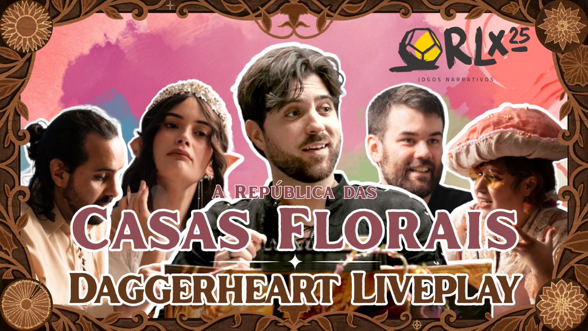 Where each hero is the voice of their house, alliances will be tested as the future waits to be claimed.

Watch A República Das Casas Florais, the recorded #Daggerheart live play from Rolisboa, in Portuguese with both Portuguese &amp; English captions!

👀 bit.ly/4eUm60g