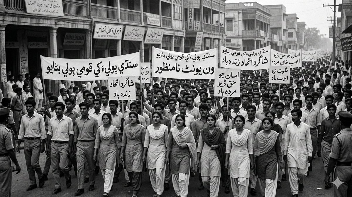 4 مارچ 1967 🔥
هي ڏينهن صرف تاريخ جو صفحو ناهي…
هي نوجوانن جي بغاوت جو اعلان هو۔
#4March #SindhResistance
