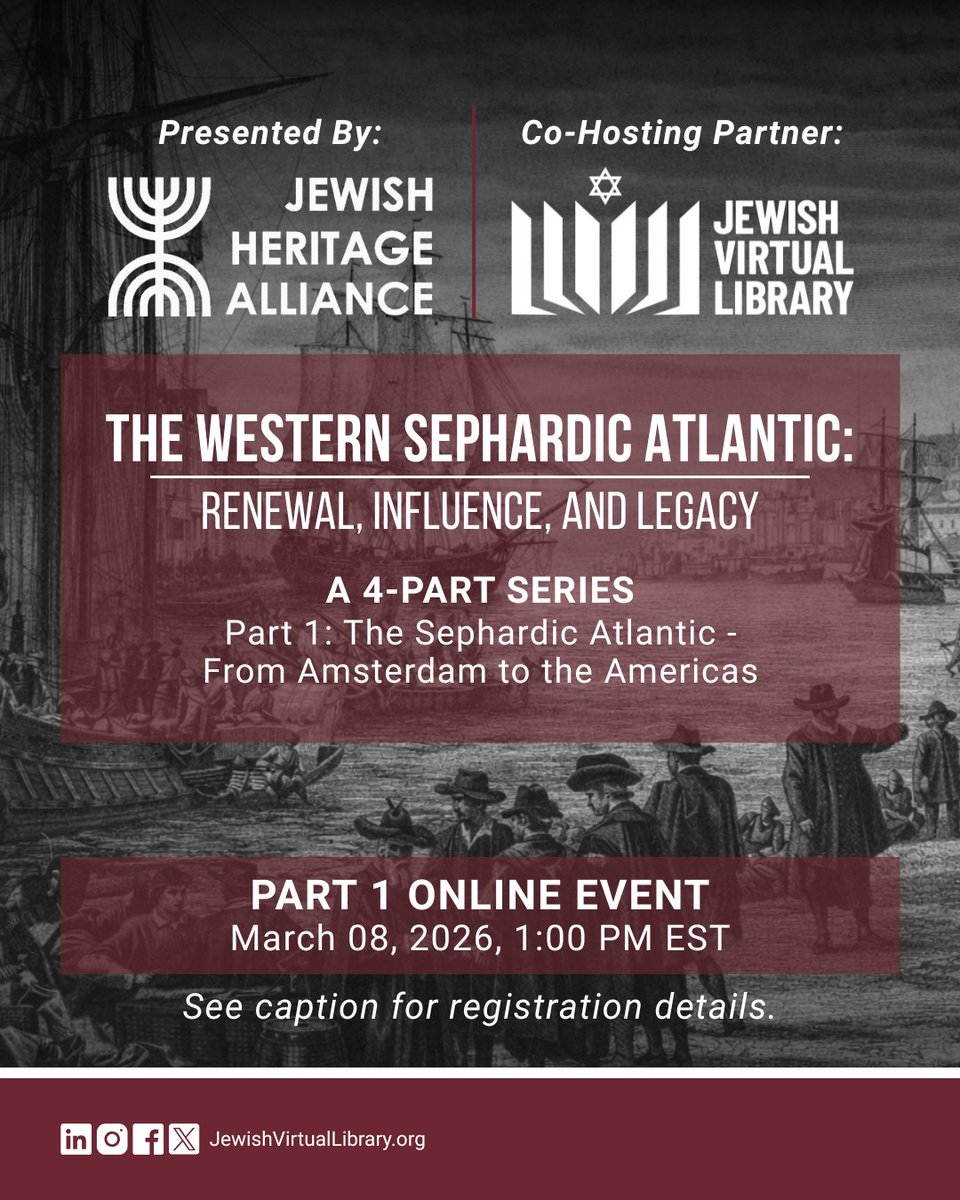 Jewish Virtual Library (JVL) tweet media