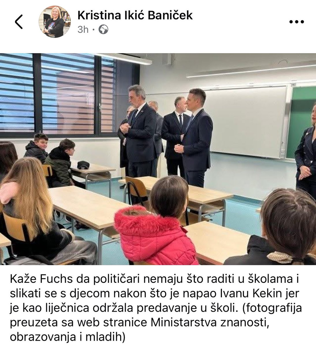Možda i najgluplja objava na društvenim mrežama nakon dugo vremena!
Pretpostavljam i buduća ministrica znanosti, obrazovanja i mladih <a href="/SDPHrvatske/">SDP Hrvatske</a>