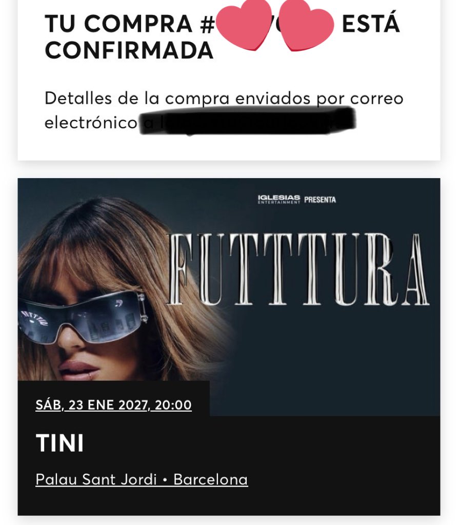RuggeristaLaura's tweet photo. NOS VEMOS EN BARCELONA @TiniStoessel 😭🩵 https://t.co/TpJMOhsdM8