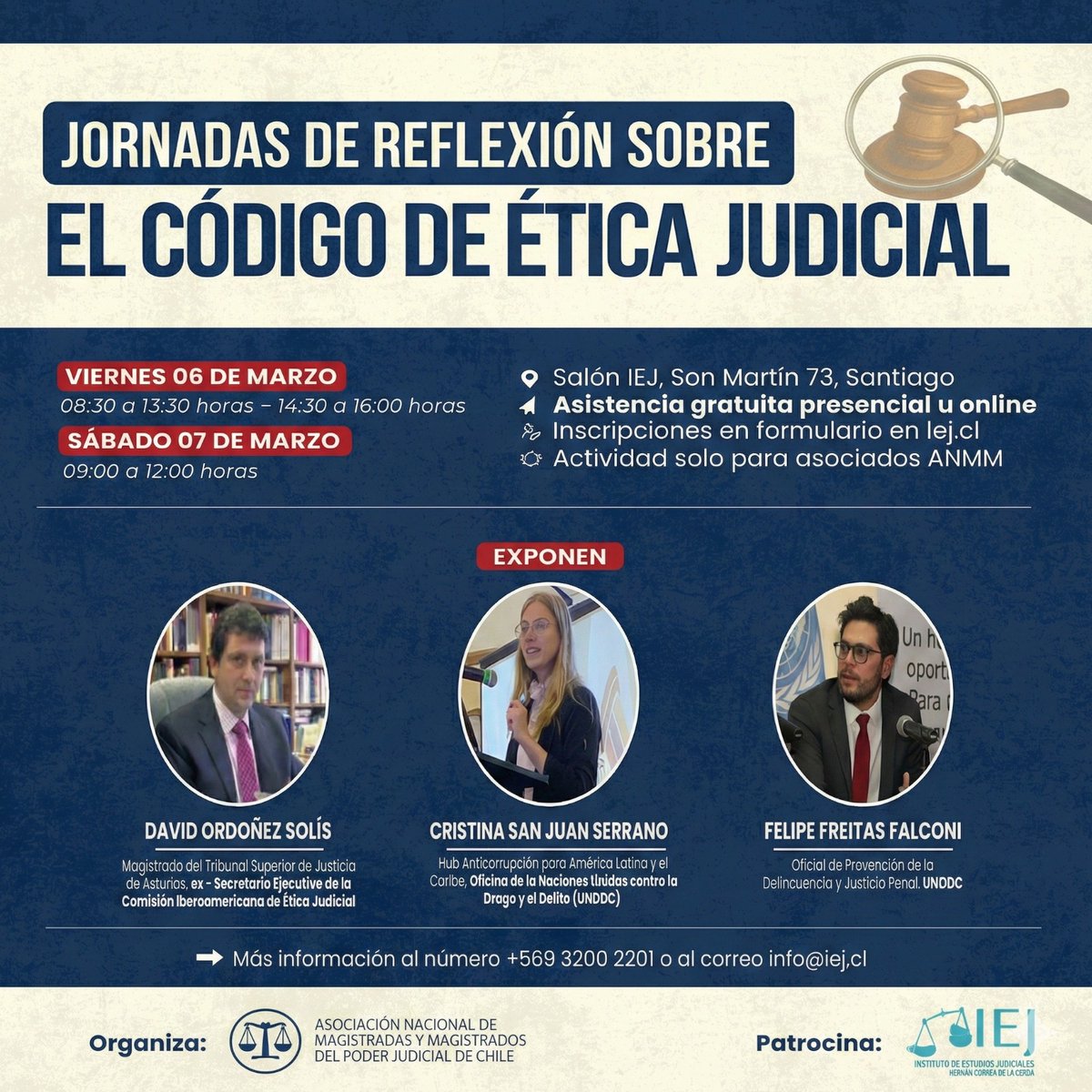 Magistradas y Magistrados de Chile tweet media