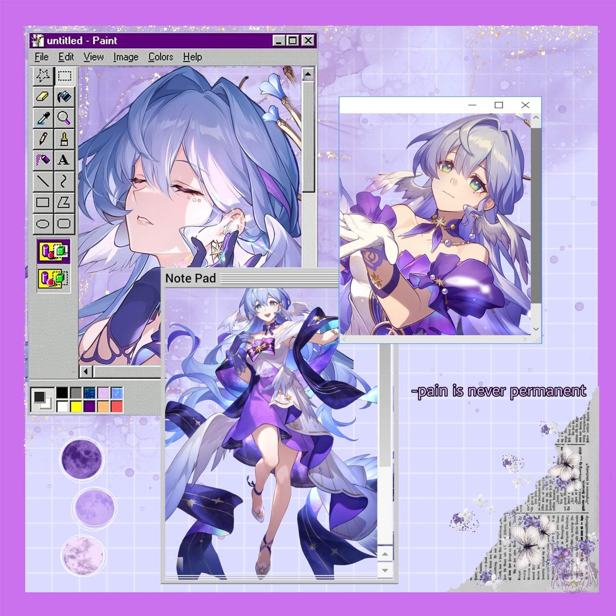 sky_nightdeep's tweet photo. 🌸🌙 Pinned Post! 🌙🌸

Hello There people! My name is Night!! Nice to meet you all <3

My Rp Character is also called Night! So when in not rp post, should be // on the beginning!
Admin Night is an adult!
The images here were made by the wonderful @CH4RMONYDOV3!! ♡♡ https://t.co/xkZYwAeQkl