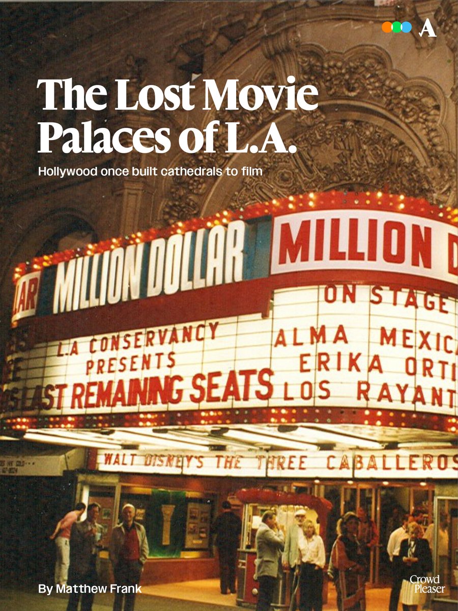 TheAnkler's tweet photo. Hollywood once built 12 movie palaces as monuments to ambition and showmanship, drawing millions of weekly ticket buyers and turning moviegoing into ritual. Today, none run full-time as theaters. @mfrankreporter examines their past, present and next act: https://t.co/NnuzA8SLFY https://t.co/kWk3c8A42O