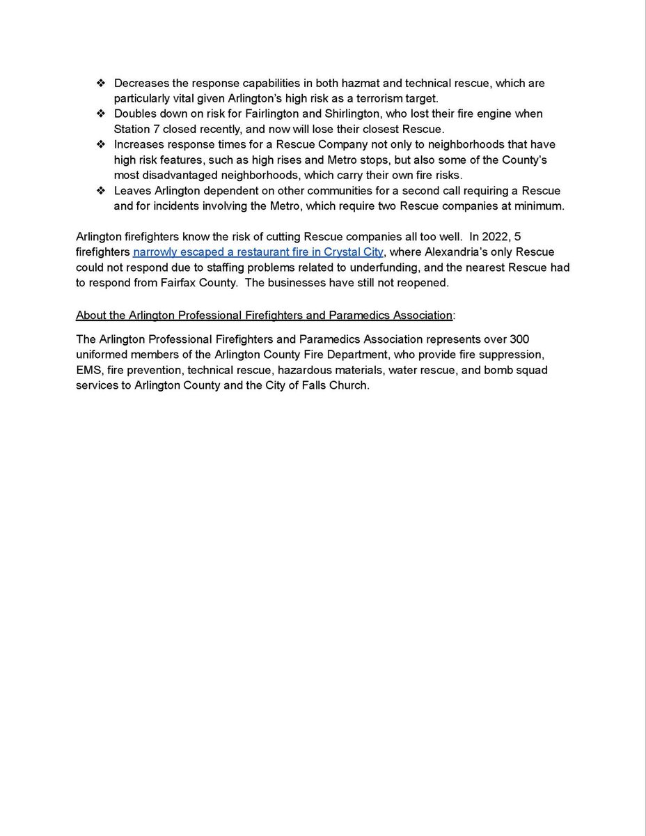 Arlington Professional Firefighters tweet media