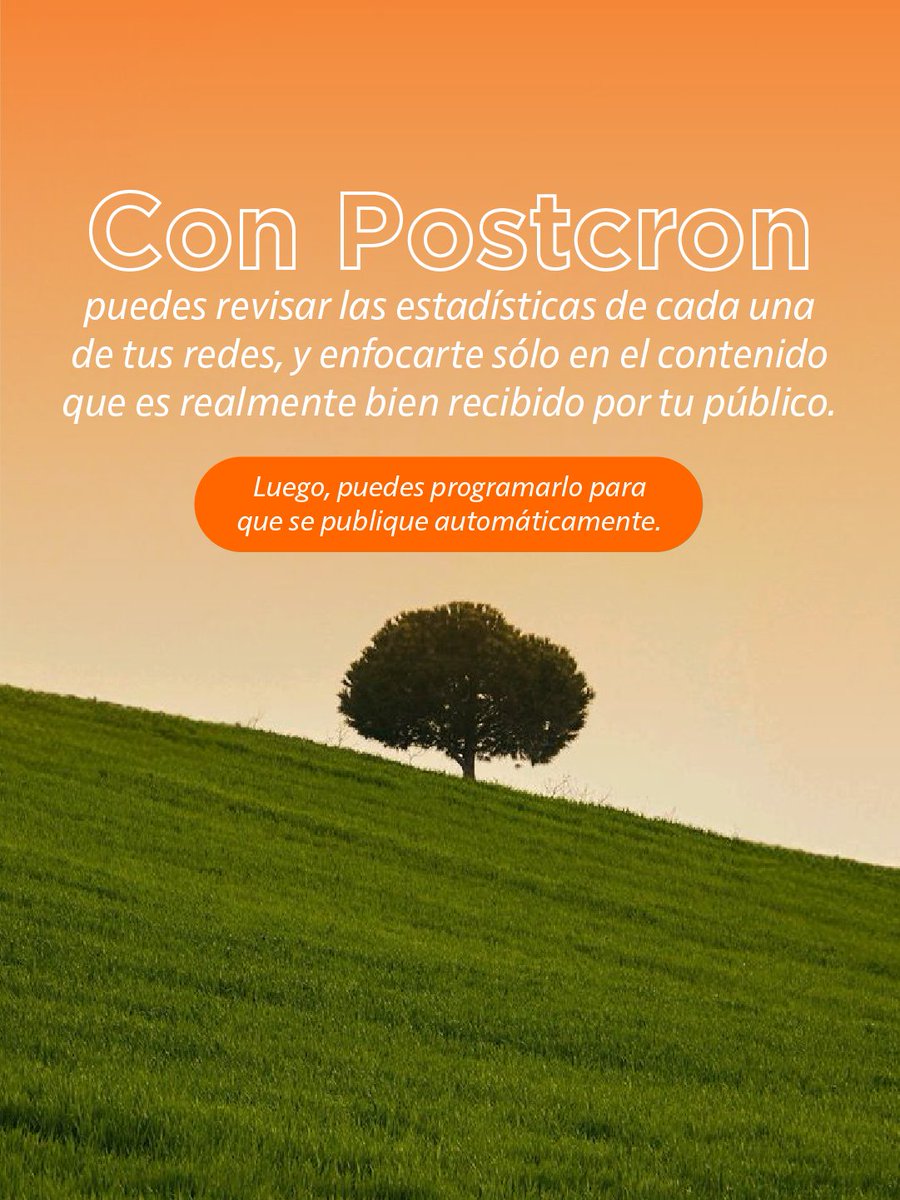 Postcron (español) tweet media