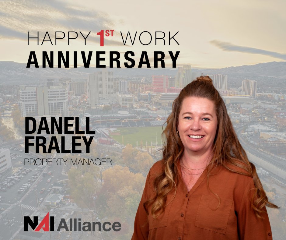 Happy work anniversary, Danell! 🎉

Congratulations on one year with NAI Alliance! You are a highly valued member of the property management team, and we are thankful to have you as a part of our company!

#HappyAnniversary #TeamNAIAlliance #ThankYou