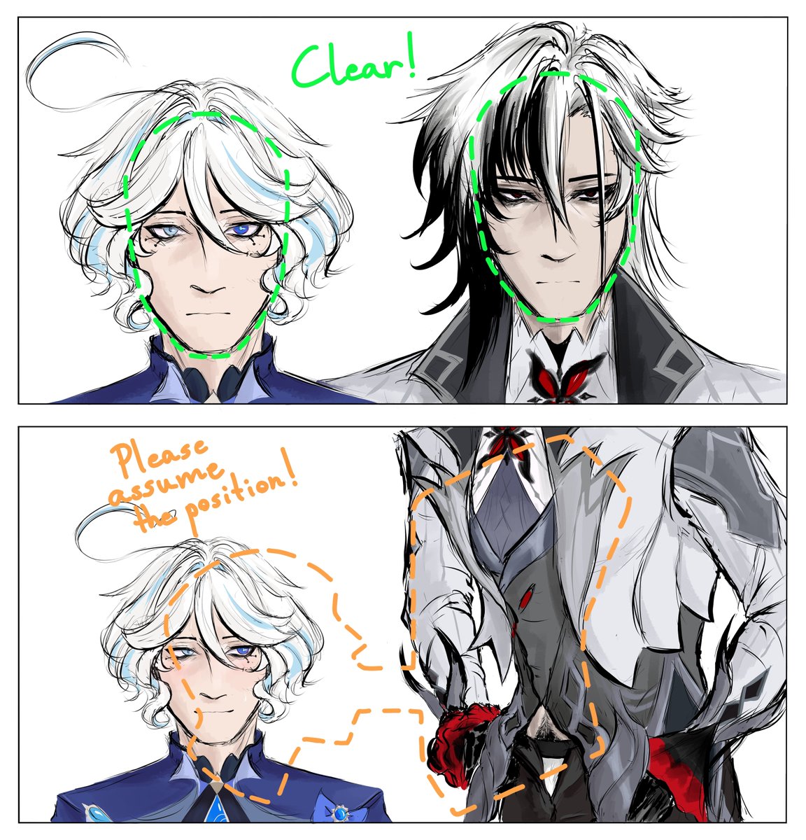 I keep seeing this trend so...yeaa #arlefuri