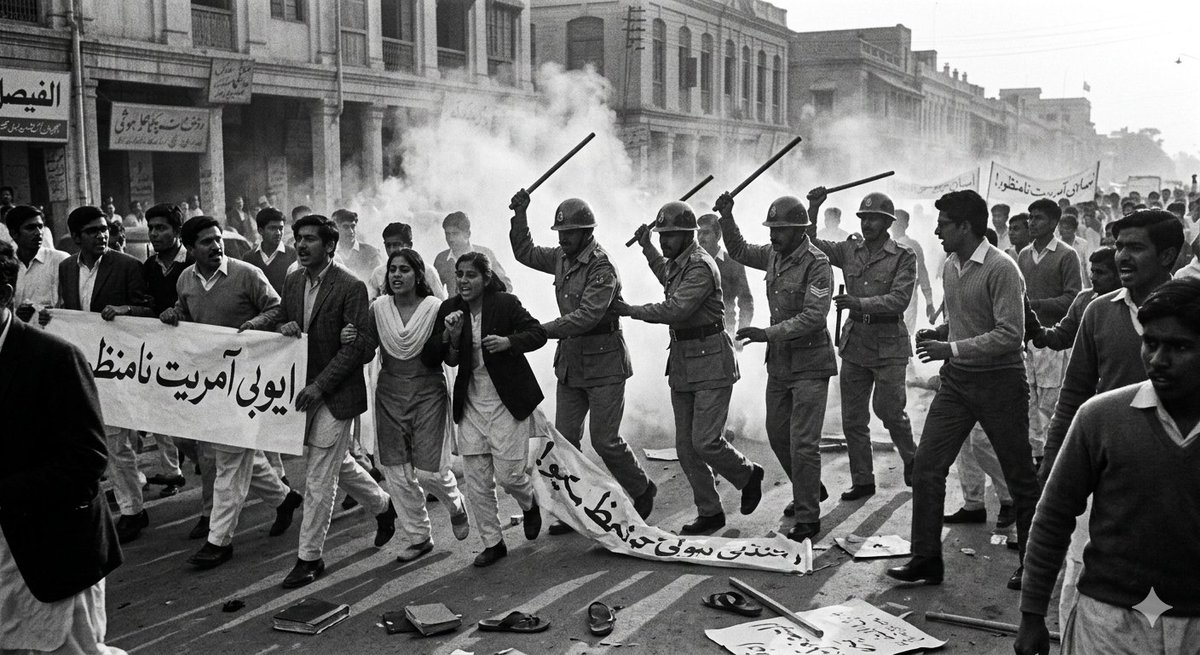 Sindhleak's tweet image. ان وقت حڪمراني هئي Ayub Khan جي۔
ون يونٽ نظام سنڌ سميت ننڍن صوبن جي حقن کي دٻائي رهيو هو۔
#OneUnit #4March #SindhResistance #Sindh