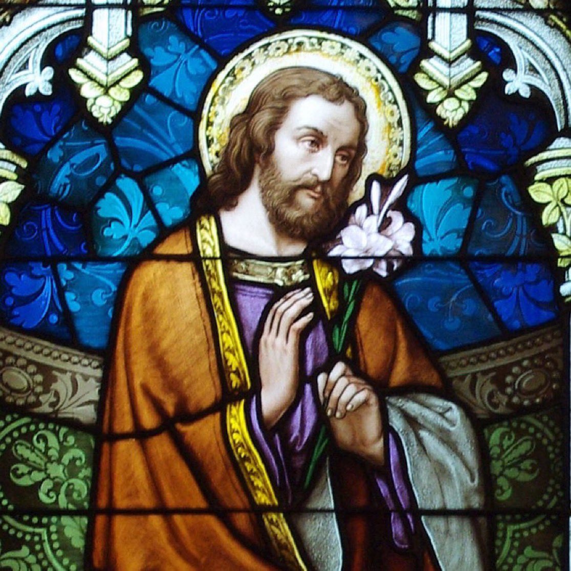 father_rmv's tweet photo. “He is Holy Joseph, because according to the opinion of a great number of doctors, he, as well as St. John Baptist, was sanctified even before he was born. He is Holy Joseph, because his office, of being spouse and protector of Mary, specially demanded sanctity. He is Holy Joseph, because no other Saint but he lived in such and so long intimacy and familiarity with the source of all holiness, Jesus, God incarnate, and Mary, the holiest of creatures.” (St. John Henry Newman)