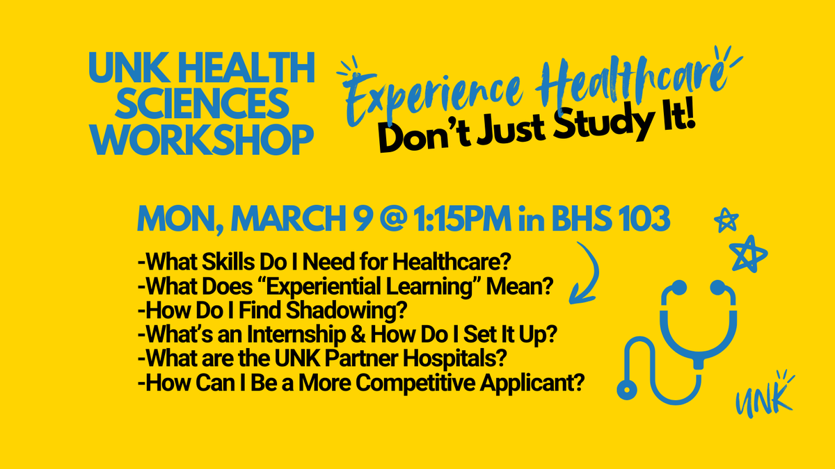 UNK Health Sciences tweet media