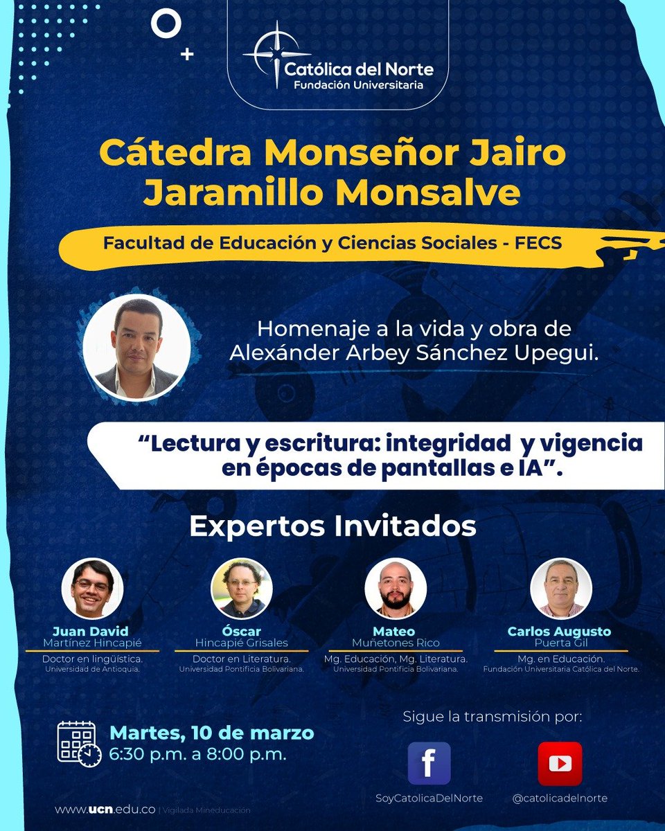 FacultaddeEducaciónyCienciasSocialesUCN tweet media