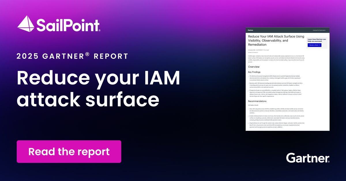 SailPoint tweet media