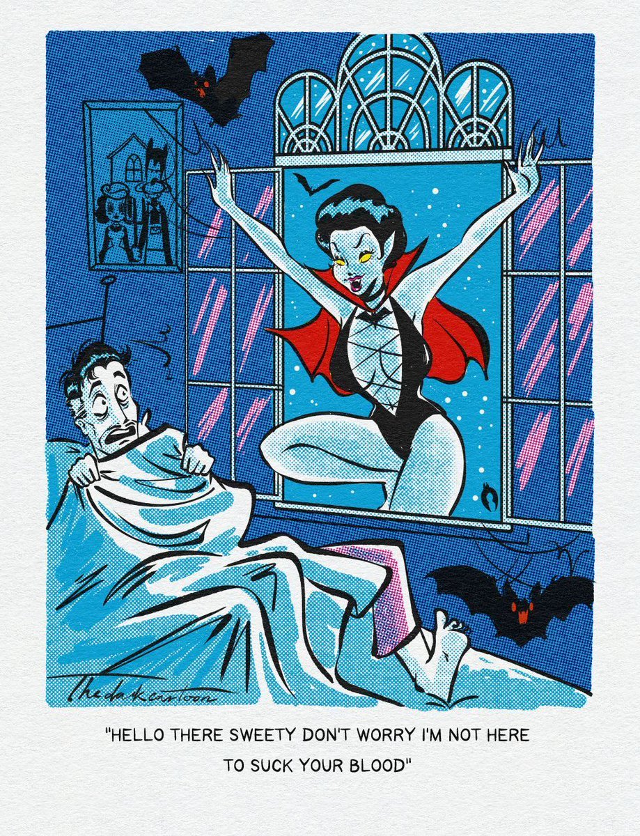 Reminder to lock your windows, who knows what could fly in.

Batty below!🌶️ 👇