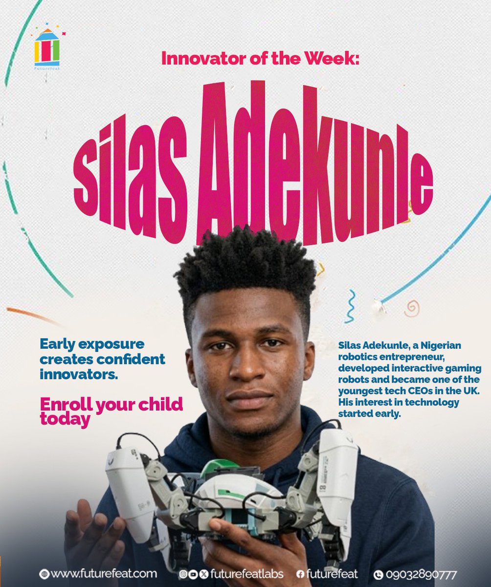 Before leading a robotics company, Silas Adekunle was a young boy fascinated by how things worked.

He experimented.
He explored ideas.
He enjoyed creating.
That early curiosity turned into global innovation.
