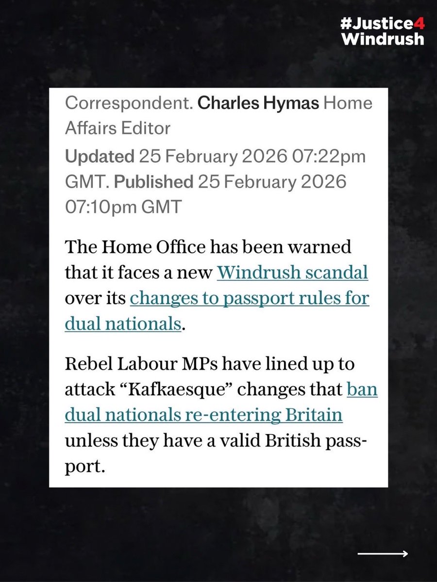 Justice4Windrush tweet media