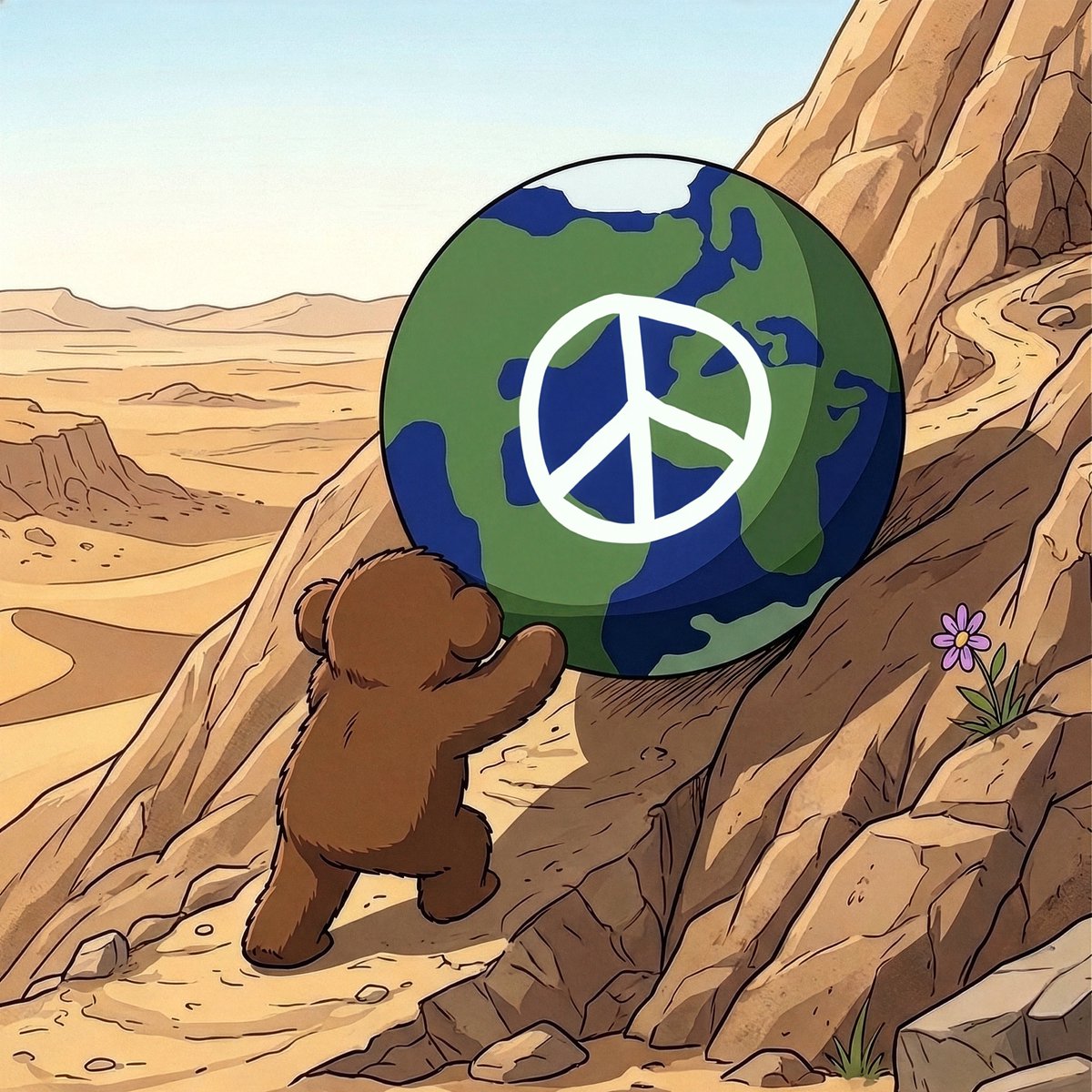 PupsToken's tweet photo. Peace through strength.  🌎☮️💪 https://t.co/9eTDMNPpyk