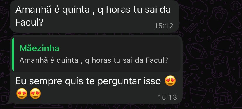 Pov: seu sonho também era o sonho dos seus pais