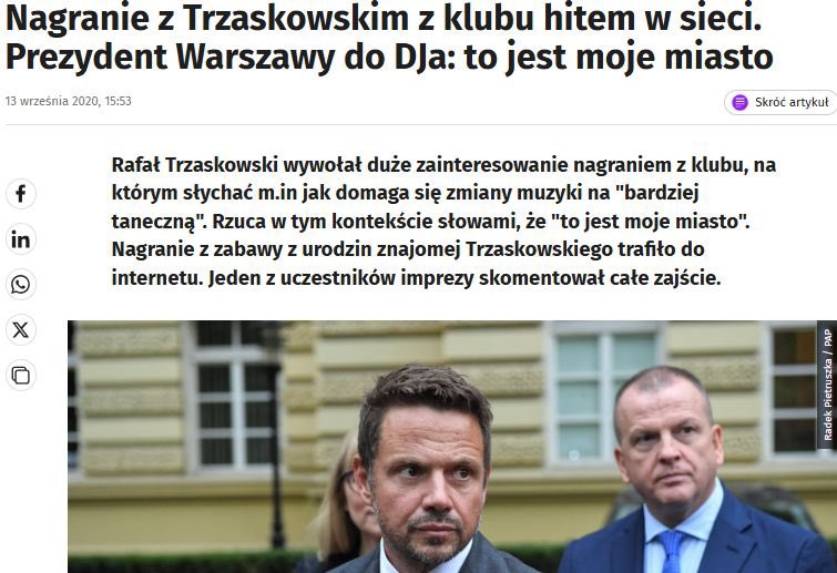 KasperLinge's tweet photo. Szczerzy demokraci są przerażeni Trumpem, bo to przecież NARCYZ!, i jednocześnie są zakochani w Trzaskowskim, największym narcyzie w tej części galaktyki. https://t.co/ZrTbN56wpa