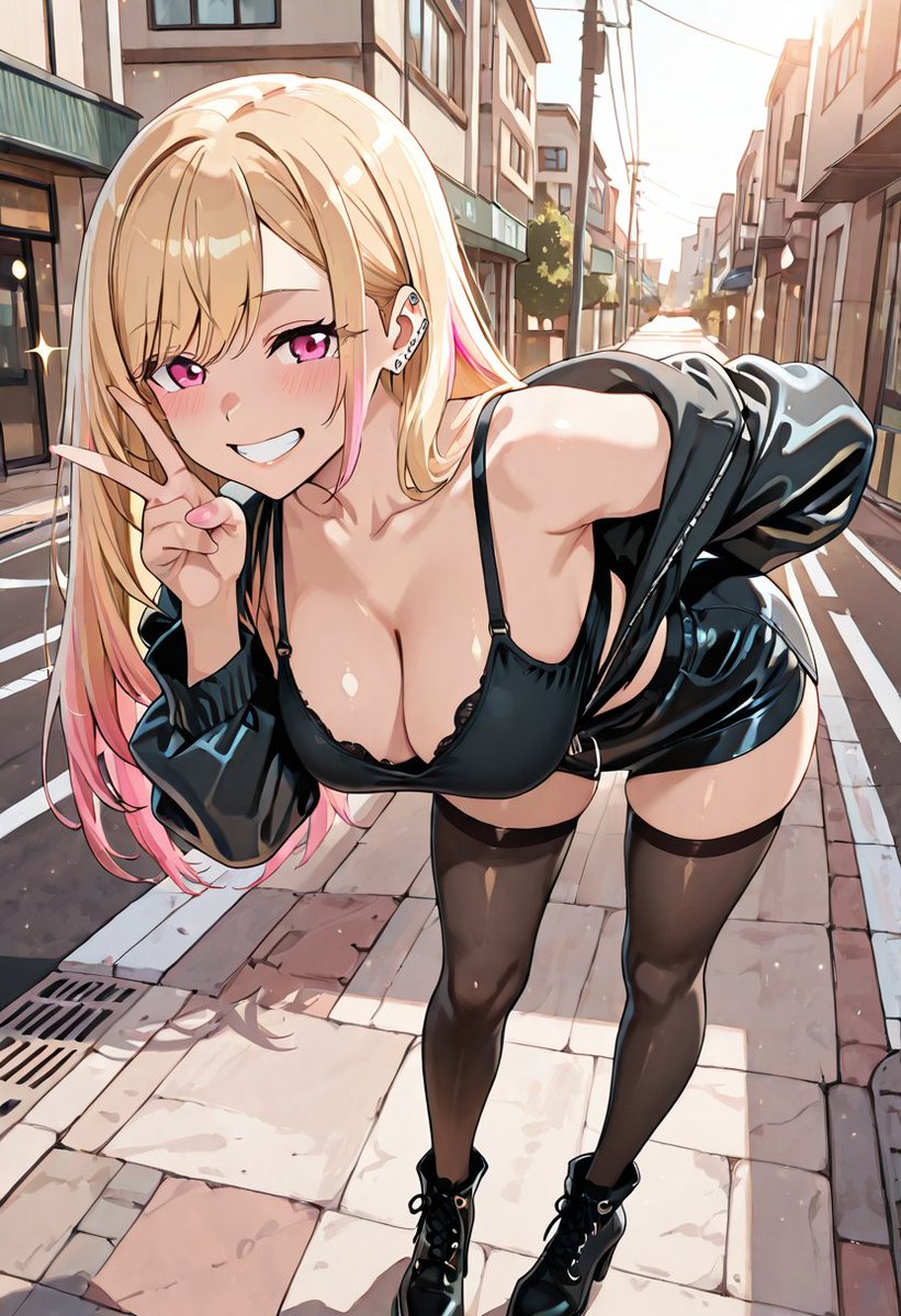 このコーデ…最強じゃない！？
写真、今すぐ撮って〜っ📸💕

SFW. No nudity, no suggestive intent
#AIイラスト #AIart
#着せ恋/MyDressUpDarling
#喜多川海夢/MarinKitagawa