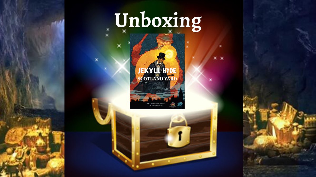Check out my Unboxing video on the game, #JekyllAndHyde vs #ScotlandYard. Designed by #GaëtanBeaujannot, #OlivierCipière, #Geoniland published by #MandooGames.
youtu.be/nYjIXpNIxaM