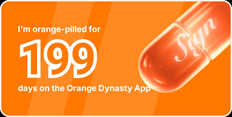 Signwander's tweet photo. I've been Orange-Pilled and Seeing Signs for 199 days 👀🧡🐉.Join the app and be a better version of yourself!
https://t.co/mg1ra0l08N https://t.co/PCxTt4z8c3