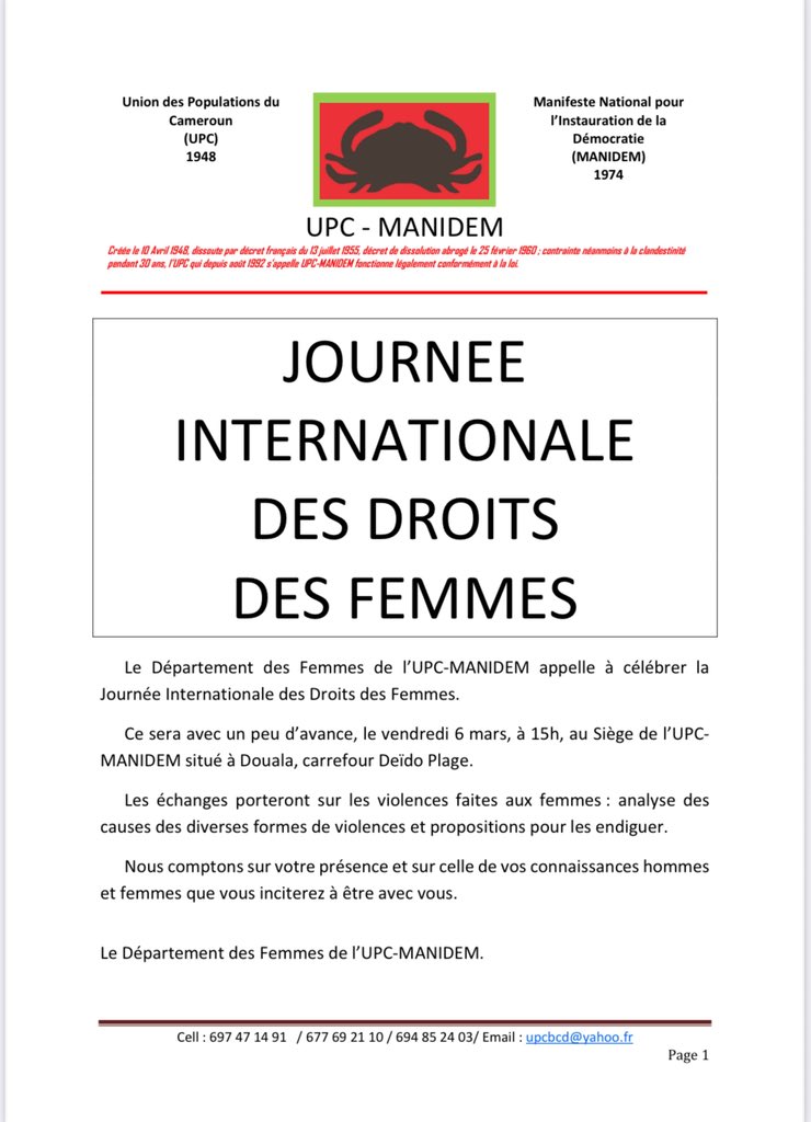 UPC-MANIDEM tweet media